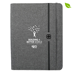 BABW - WENGER RPET ZIPPERED PADFOLIO