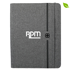 RPM - WENGER RPET ZIPPERED PADFOLIO