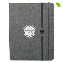 RTE - WENGER RPET ZIPPERED PADFOLIO